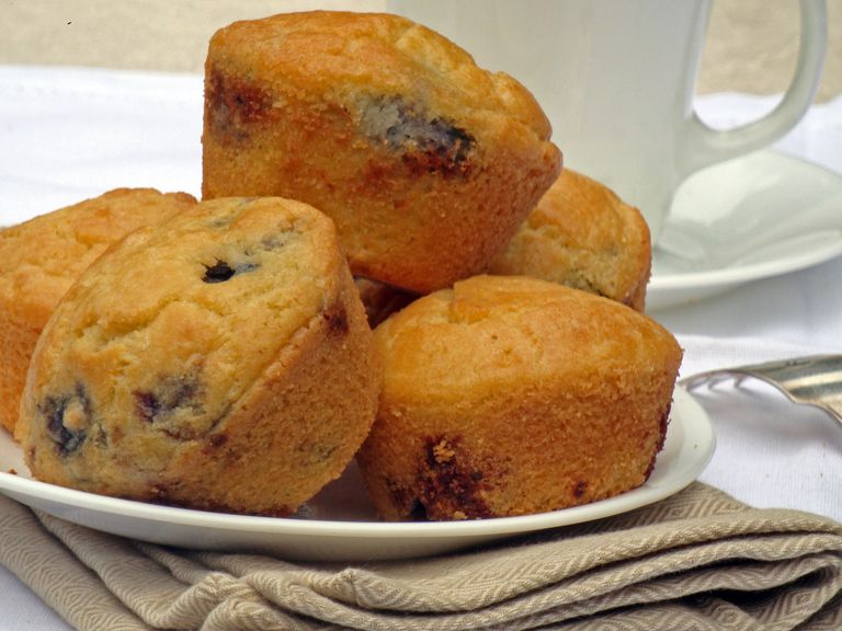 Almendras en harina Receta de muffins sin gluten