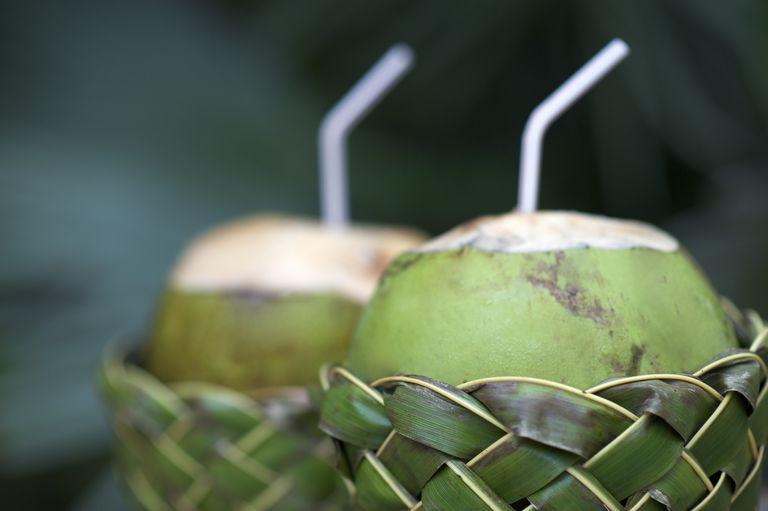 Datos nutricionales sobre el agua de coco