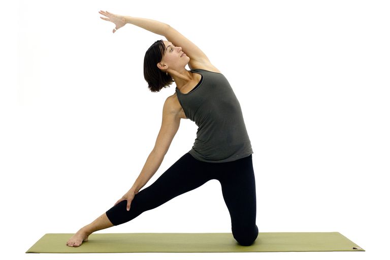 Gate Pose Parighasana en Yoga