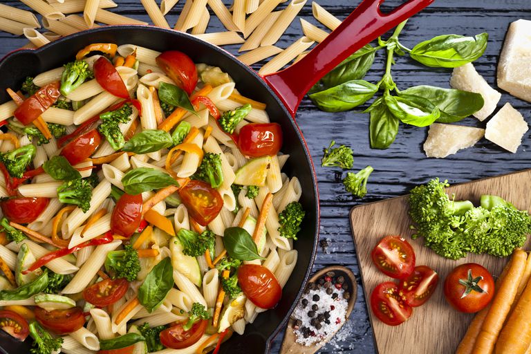 Información nutricional sobre alimentos italianos: opciones de menú y calorías