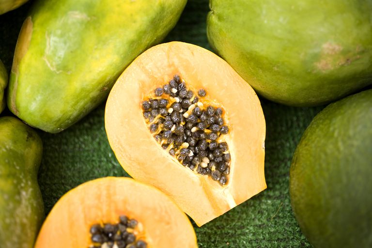 Información nutricional de papayas