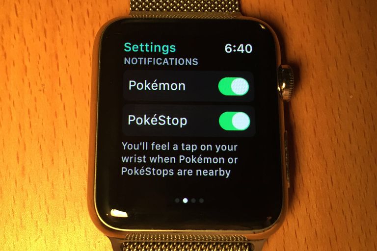 Pokemon Go Aplicación Apple Watch Pros y contras