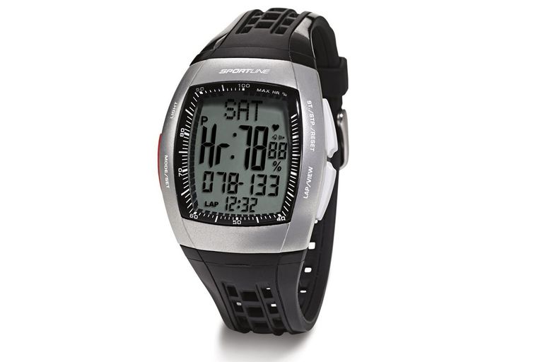Monitor de frecuencia cardíaca y reloj podómetro Sportline Duo 1060