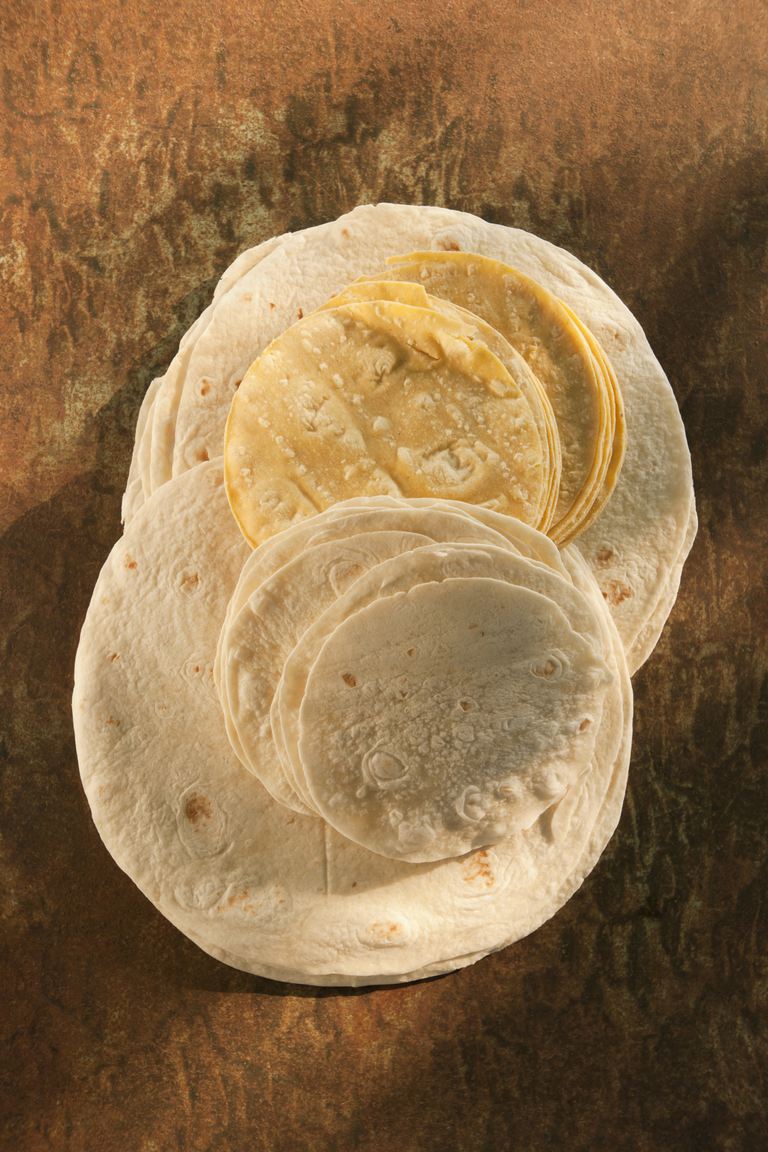 Datos nutricionales de tortillas