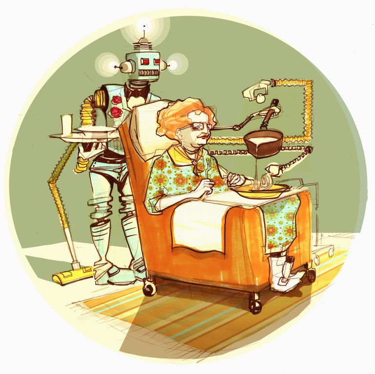 ¿Los robots van a cuidarte cuando envejeces?