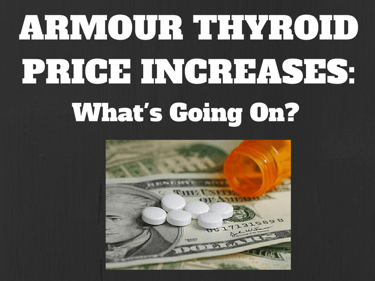 Incrementos de precios de la tiroides de la armadura: ¿es un aumento de precio?