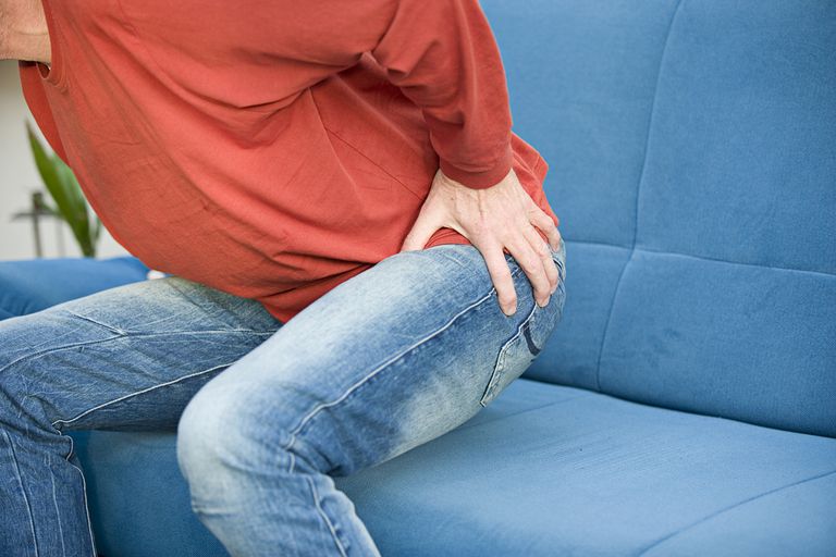 Causa común del dolor con bursitis de la cadera