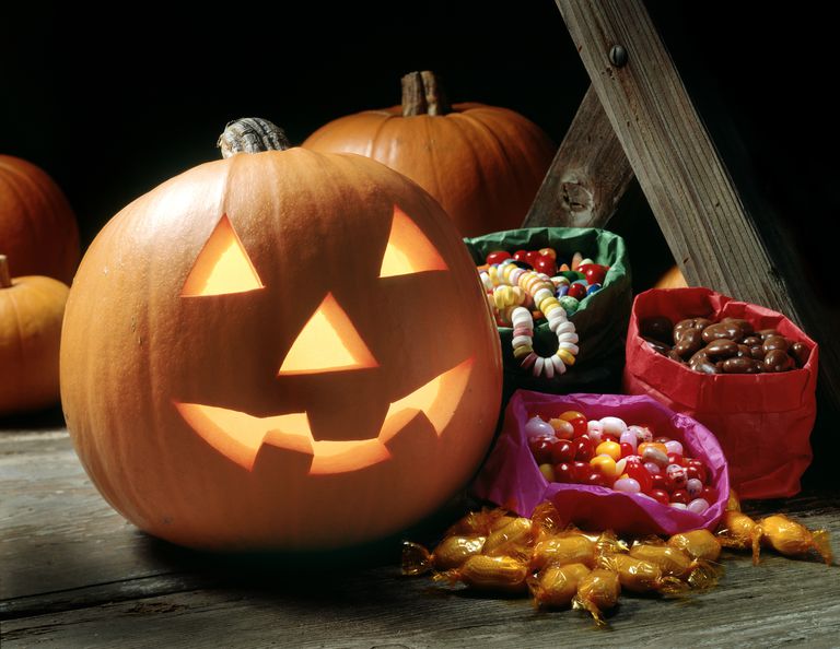 Contenido de alérgenos alimentarios del caramelo de Halloween popular