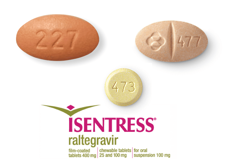 Tratamiento contra el VIH con isentress (raltegravir)