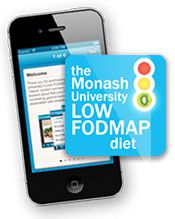 Revisión de la aplicación de dieta baja en FODMAP de Monash University