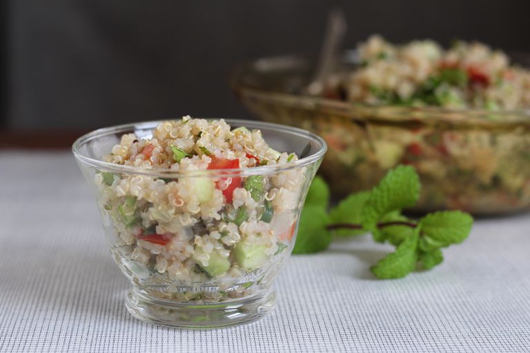 Recetas de ensaladas de quinoa Tabouli simple