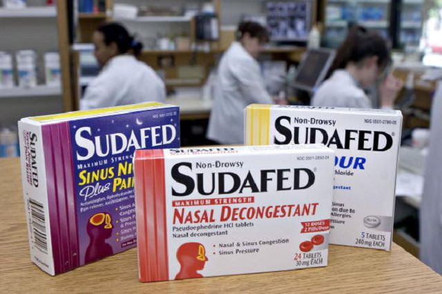 Perfil del medicamento Sudafed y efectos secundarios